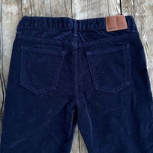 Boys GAP Navy Cords Size 10 Husky Slim Fit Pants